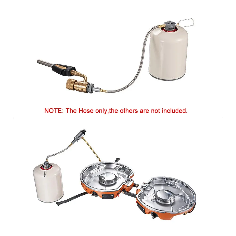 Camping Gas Stove Adapter - Propane Gas Tank Converter for Outdoor Cooking