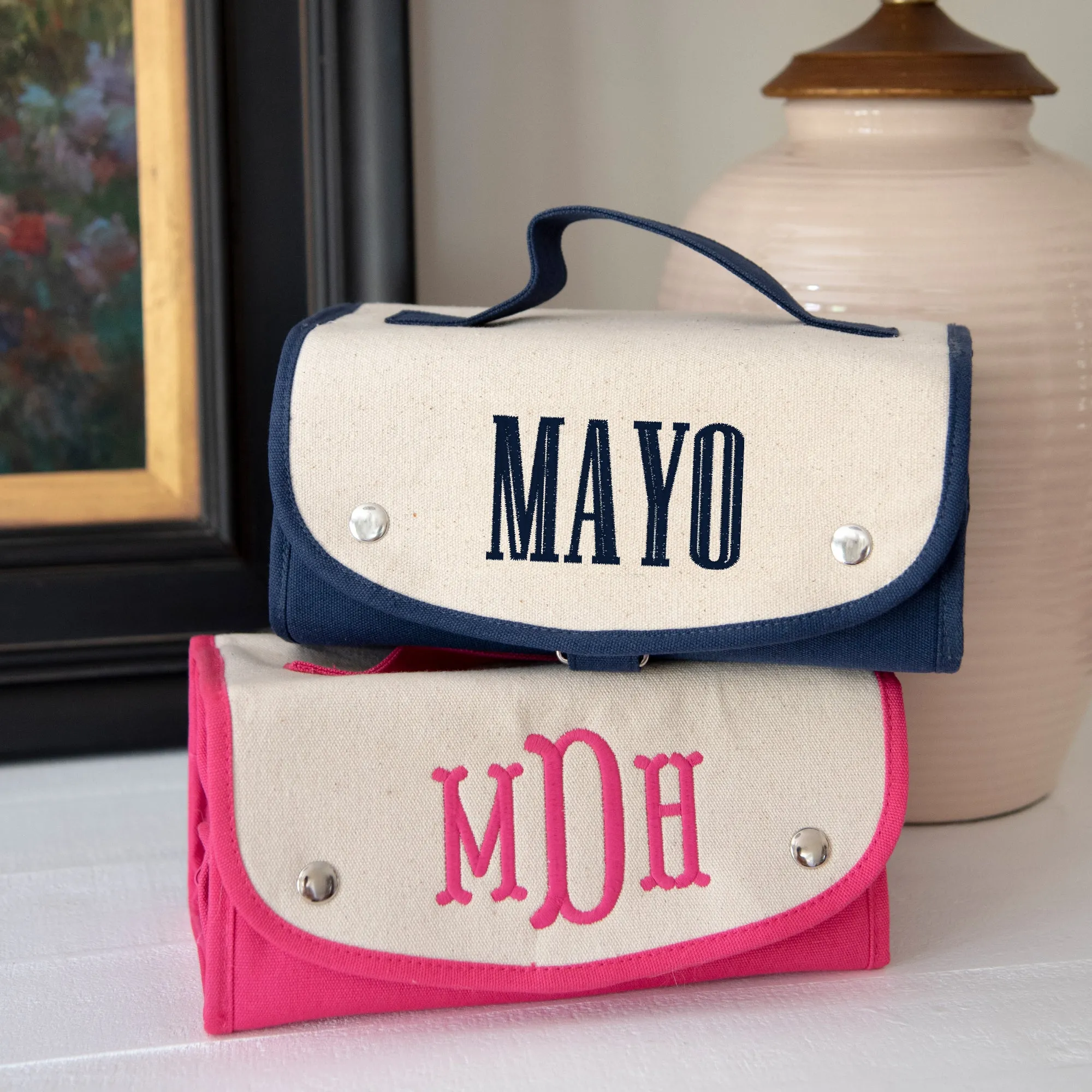 Canvas Roll Up Cosmetic
