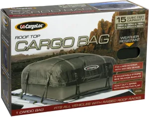 CargoLoc 32528 15-Cubic/Feet Black Roof Top Water Resistant Cargo Bag