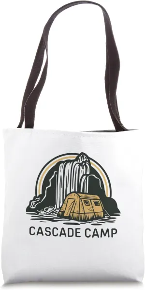 Cascade Camp Awesome Camping Tees and Gear Tote Bag