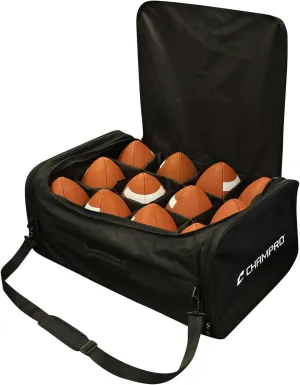 Champro Water Resistant, Polyester Football Carry Bag, black (E66B)