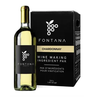 Chardonnay Fontana Wine Making Kit Premium 23 Liters