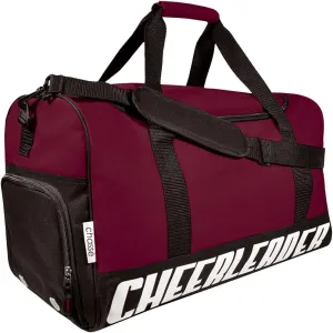 chassé Girls' Travel Sport Bag With Cheerleader Imprint - Maroon