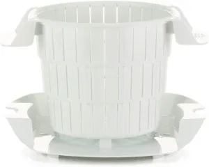 Cheesemaker • Make Fresh Cream Cheese & Other Cheese at Home • Cheese Maker • DIY Cheese Mold Press • At Home Cheese Maker • Cheese Making Set with Drip Tray (White)