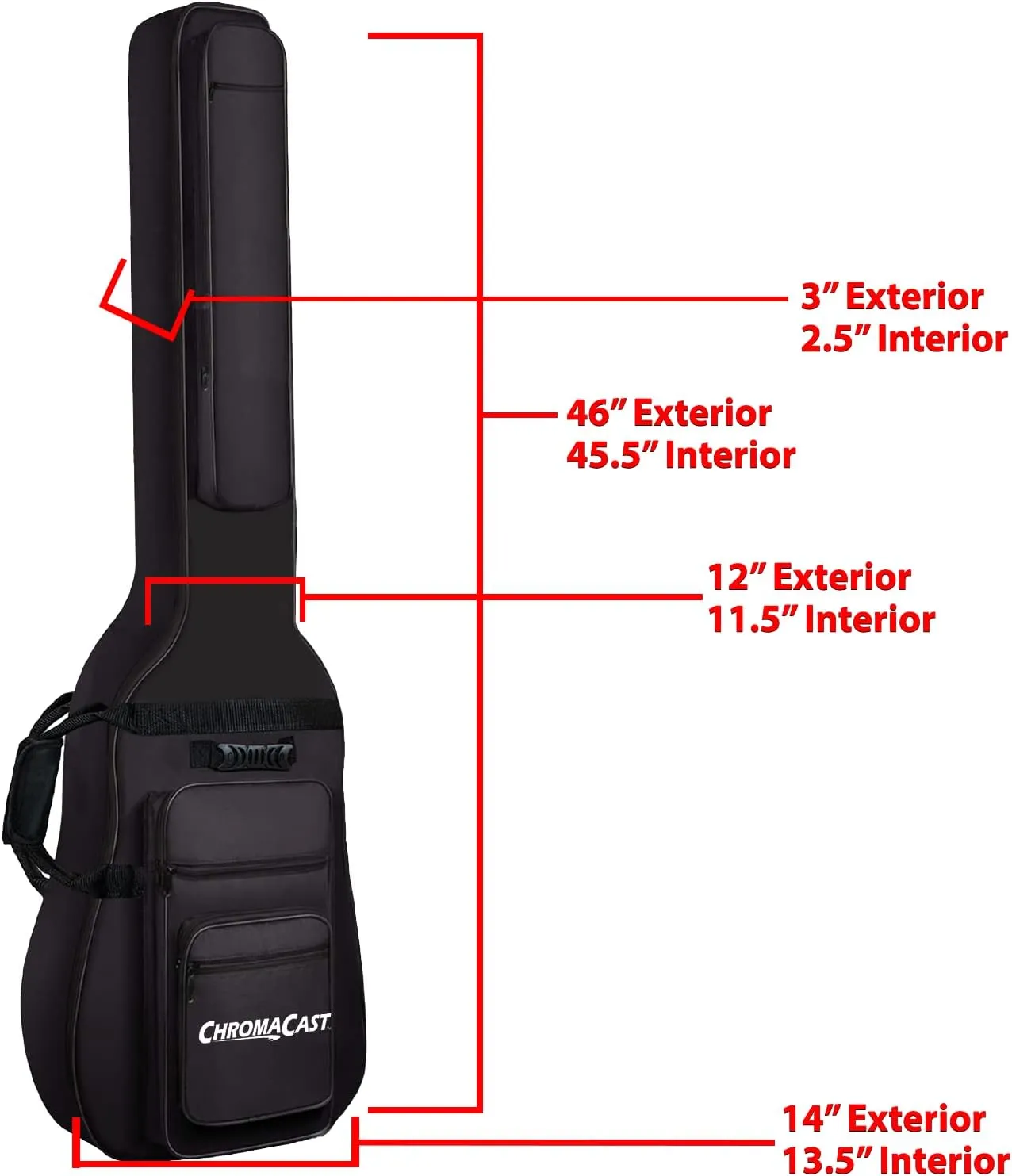 ChromaCast Guitar Padded Gig Bag