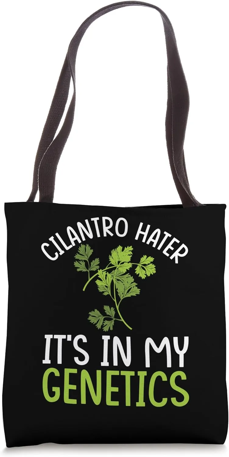 Cilantro Hater Club Coriander Hater Gear Anti Cilantro Tote Bag