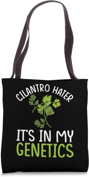 Cilantro Hater Club Coriander Hater Gear Anti Cilantro Tote Bag