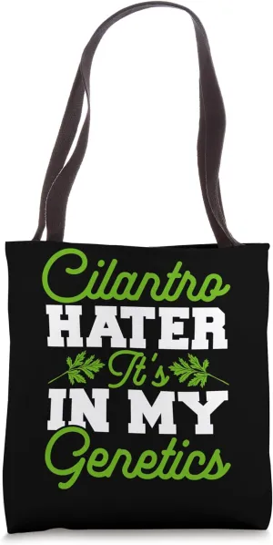 Cilantro Hater Club Coriander Hater Gear Anti Cilantro Tote Bag