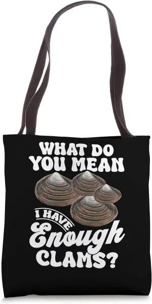 Clamming Rake Shovel Tools Equipment Gear Clam Digging Tote Bag