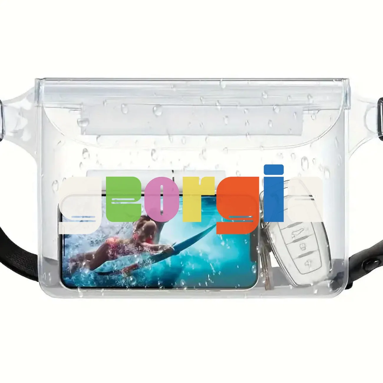 Clear as Day | Custom Personalized Clear Waist Bag | Stadium Approved
