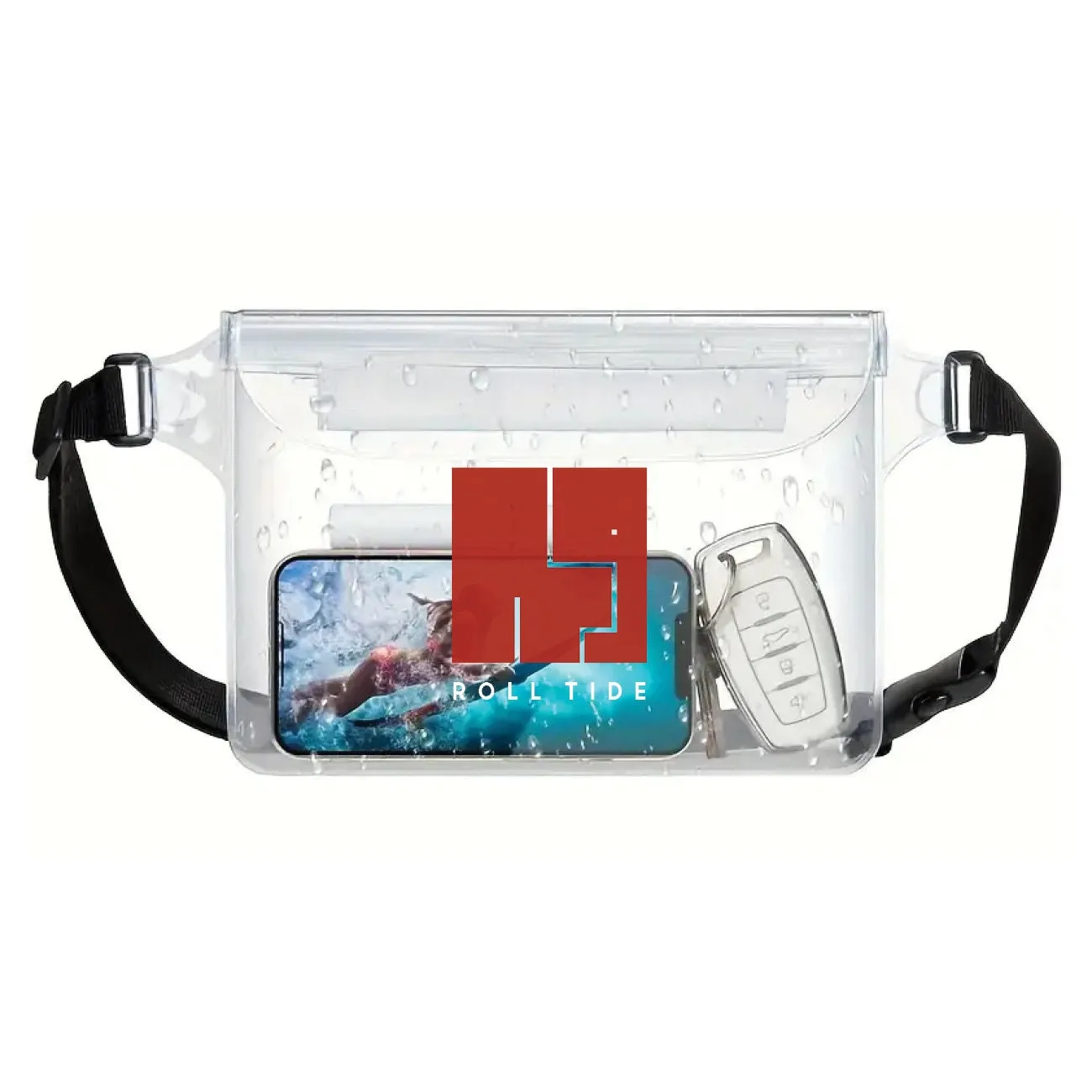 Clear as Day | Custom Personalized Clear Waist Bag | Stadium Approved
