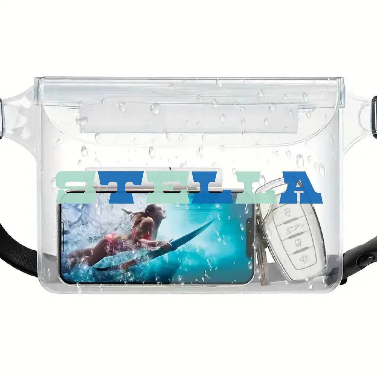 Clear as Day | Custom Personalized Clear Waist Bag | Stadium Approved