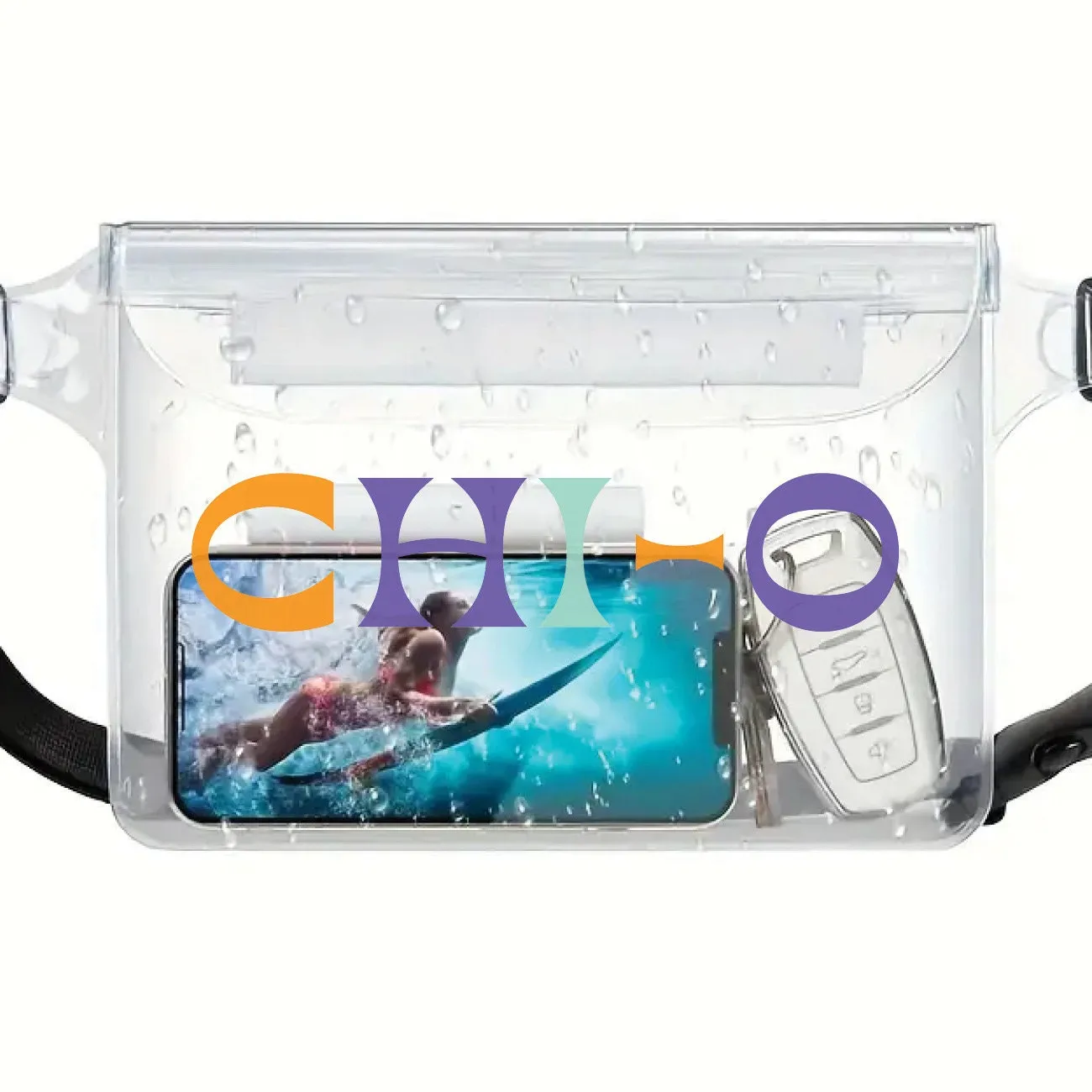 Clear as Day | Custom Personalized Clear Waist Bag | Stadium Approved