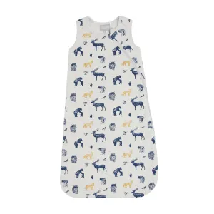 Coccoli Modal Sleepsack Forest Friends Print: Size NB to 18M