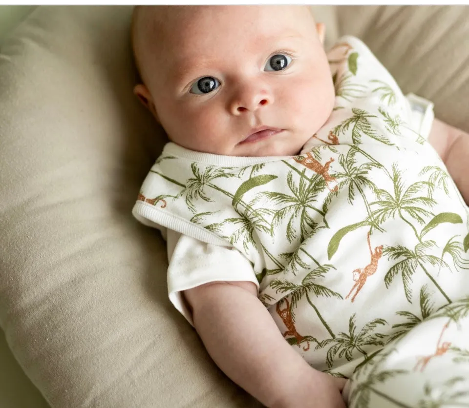 Coccoli Modal Sleepsack Monkeys Print: Size NB to 36M
