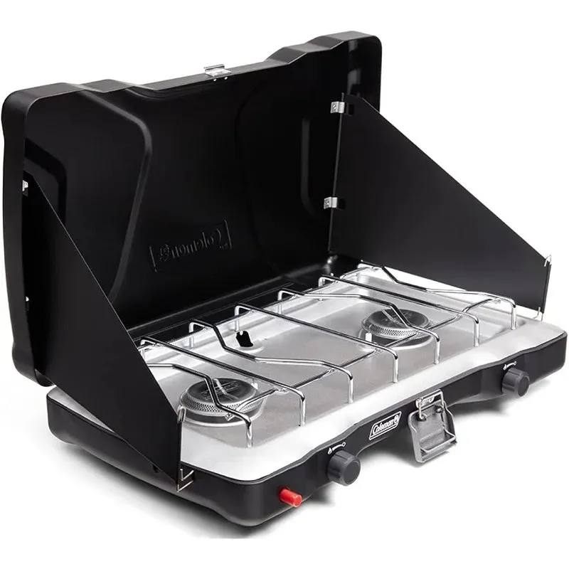 Coleman Triton  2-Burner Propane Camping Stove with InstaStart Ignition