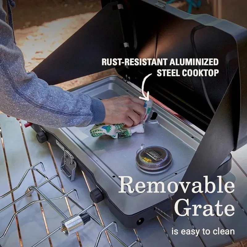 Coleman Triton  2-Burner Propane Camping Stove with InstaStart Ignition