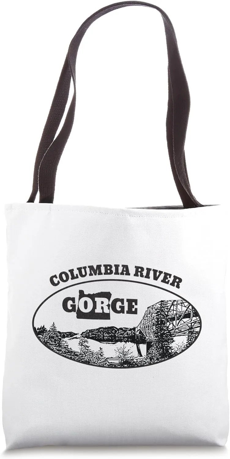 Columbia River Gorge Oregon Outdoor Adventure Hiker Gear PNW Tote Bag