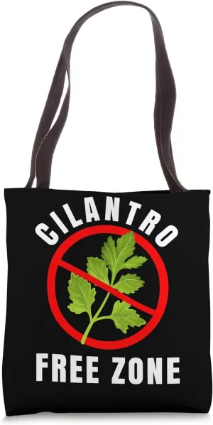 Coriander Hater Gear I hate Cilantro Coriander Hater Club Tote Bag