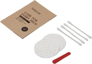 Cotton Pad Cotton Swab and Nail File Kit Kraft Paper Individually Wrapped 100 PCS Hotel Vanity Kit Hotel Supplies and Toiletries Bulk