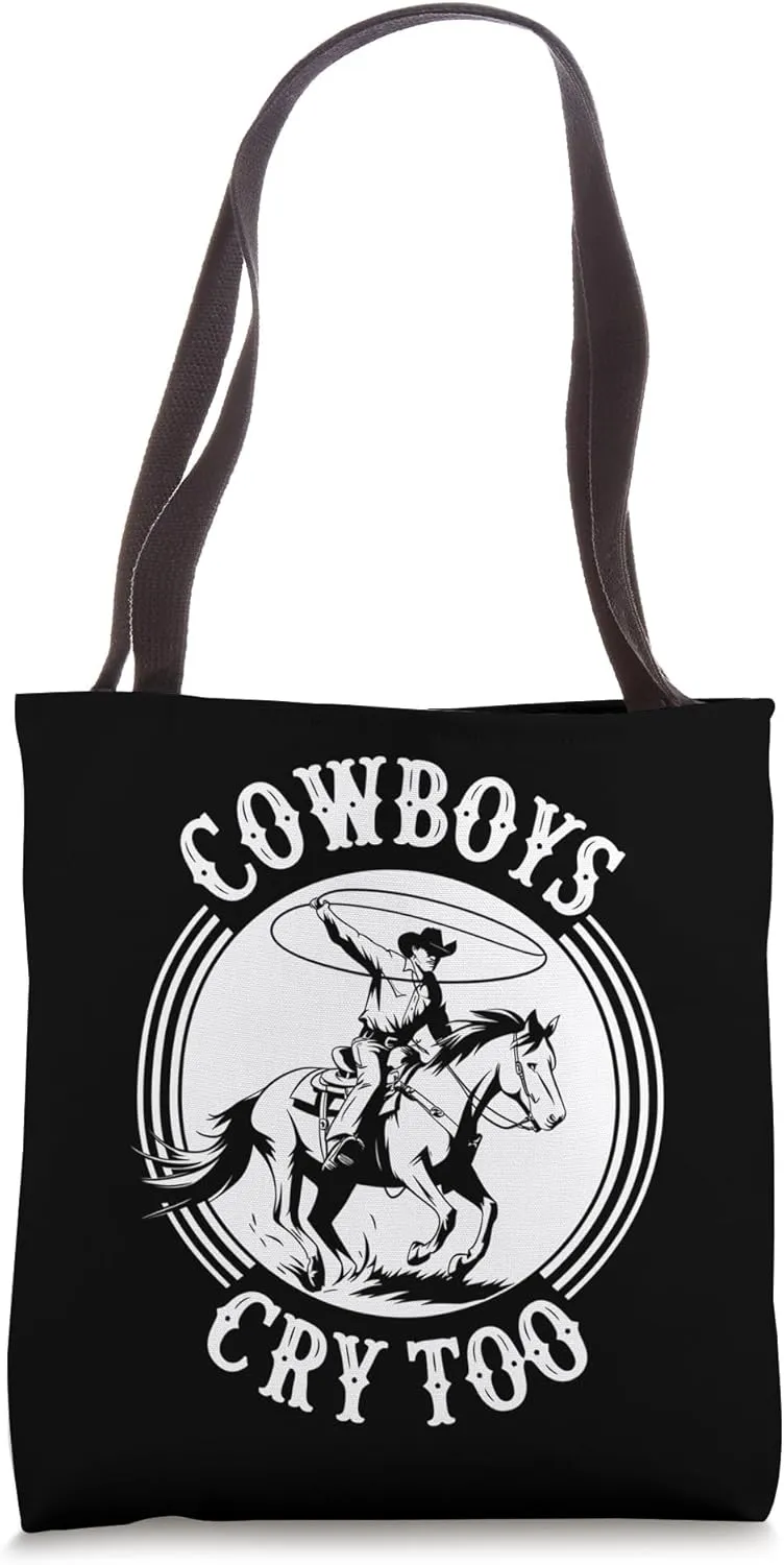 Cowboy Western Country Rodeo Horseback Riding Rancher Gear Tote Bag