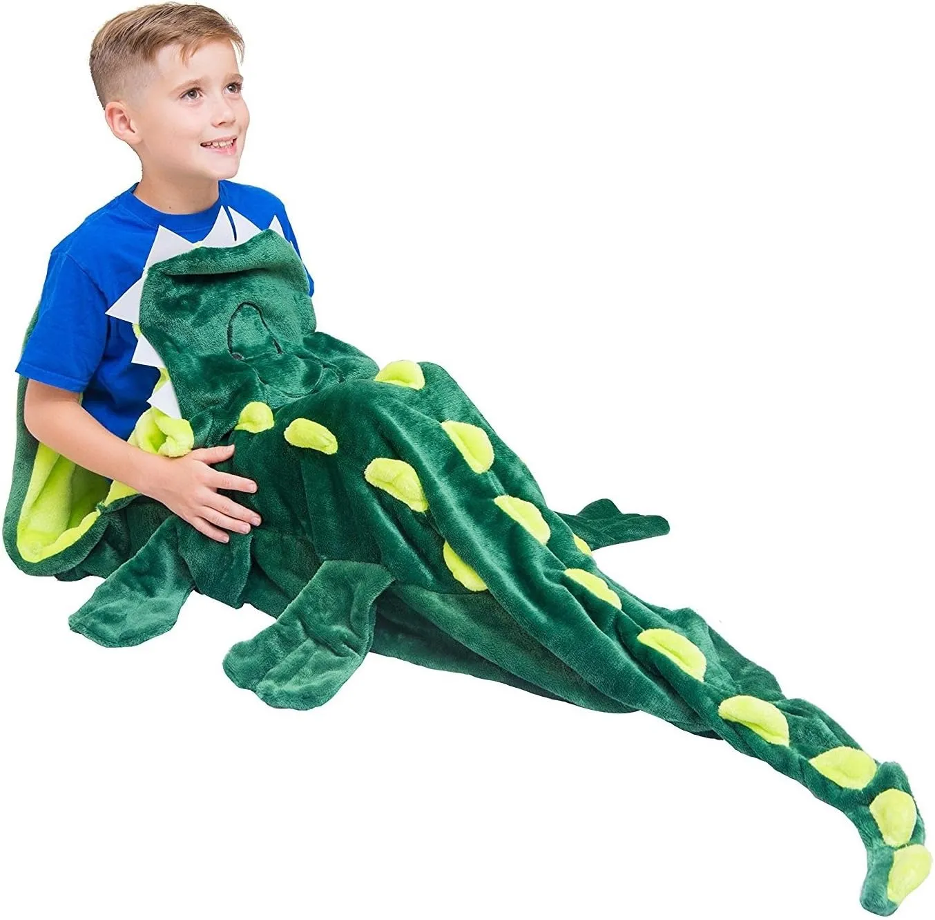 Cozy Crocodile Animal Tail Blanket for Kids Soft and Comfortable Kids Sleeping Bag Sleep Sacks Blankets for Movie Night, Sleepovers, Camping and More - Fits Boys and Girls Ages 3-13 Years