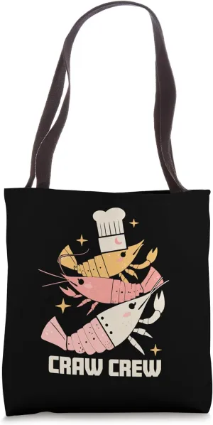 Craw Crew Funny Cajun Crawfish Festival Crew Tote Bag