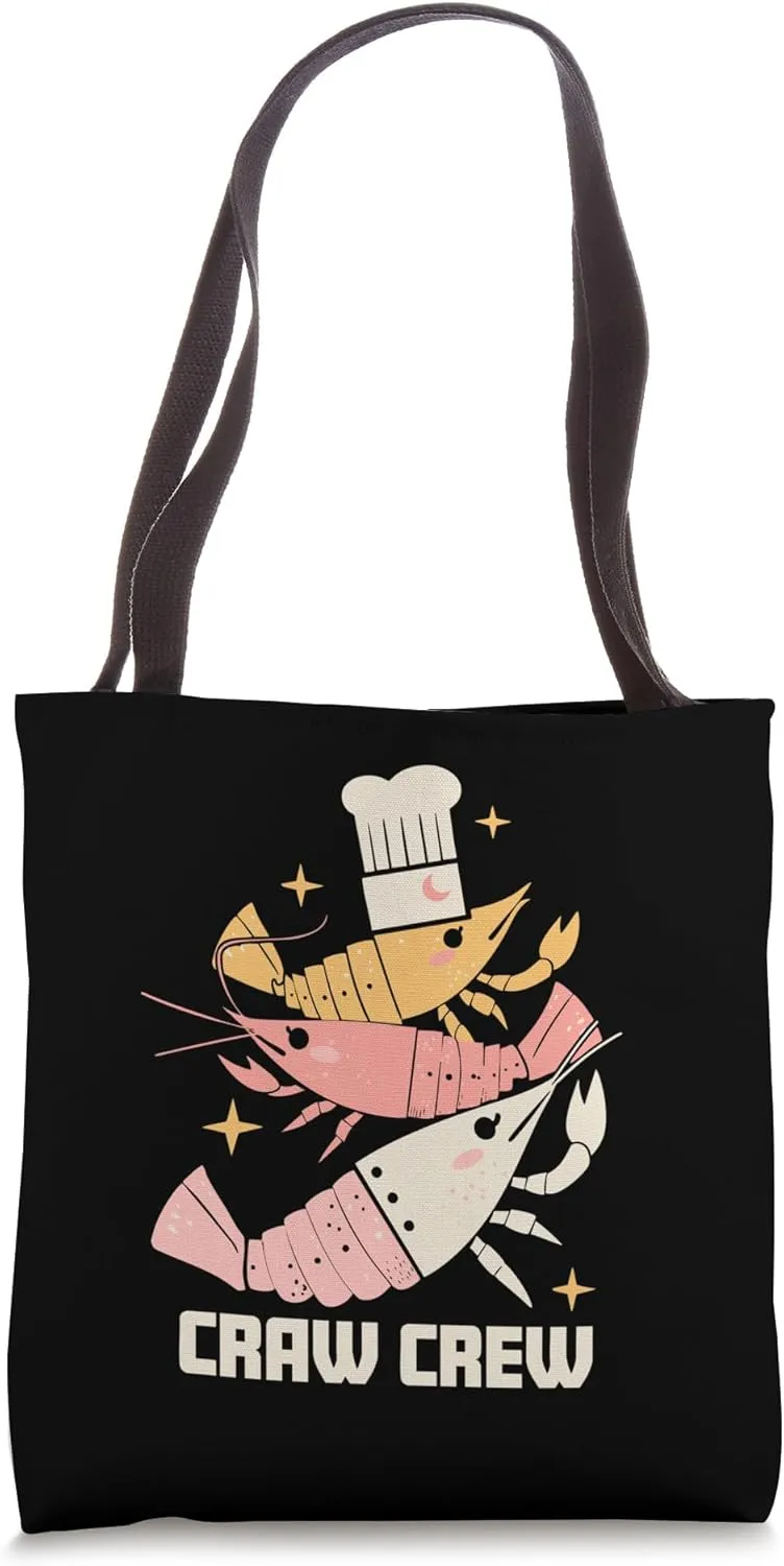 Craw Crew Funny Cajun Crawfish Festival Crew Tote Bag