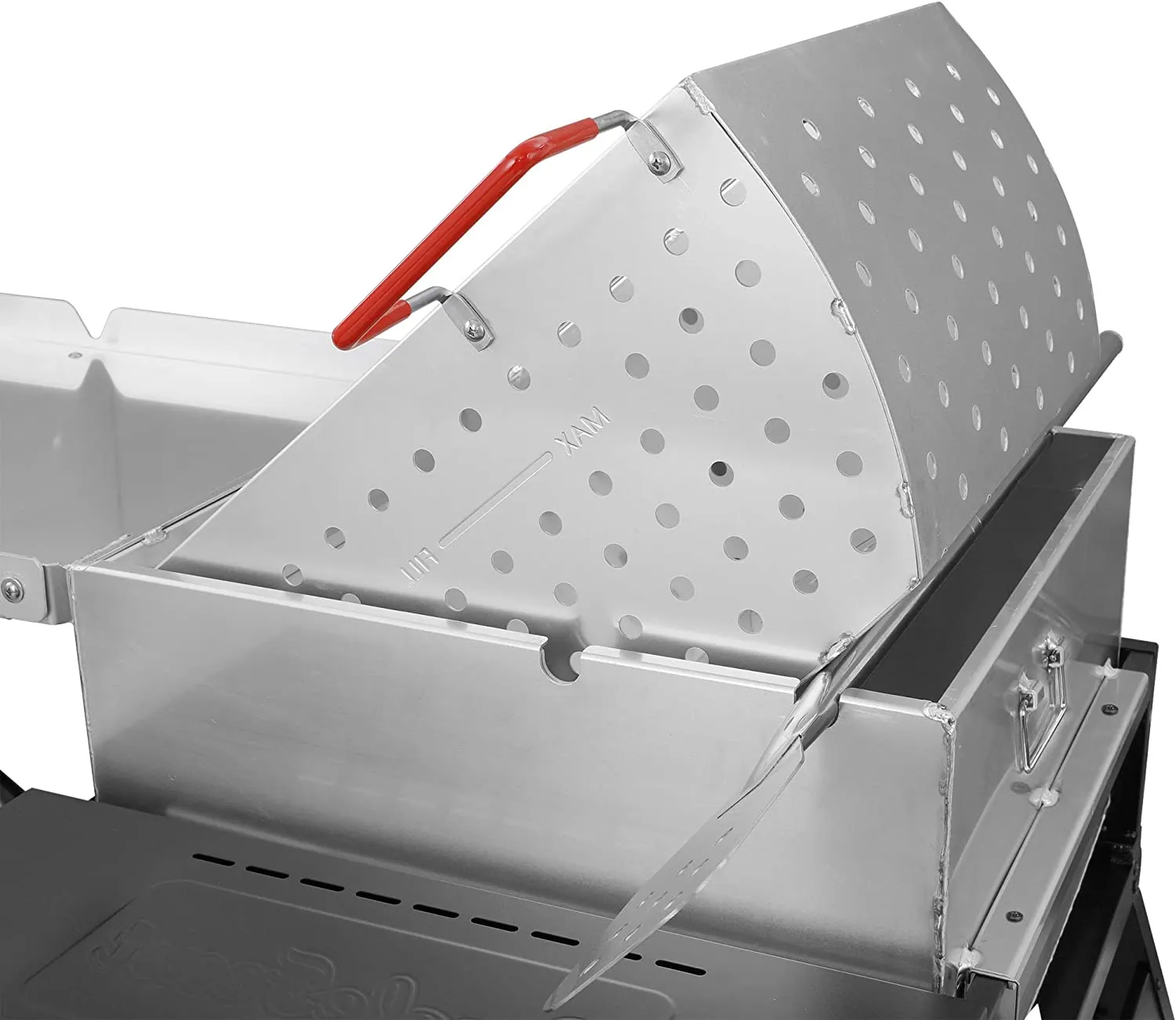 Creole Feast CFB1001A 90 qt. Crawfish Seafood Boiler, Single Sack Outdoor Stove Propane Gas Cooker with 10-psi Regulator and Folding Tank Mounting Bracket, for Crawfish Season