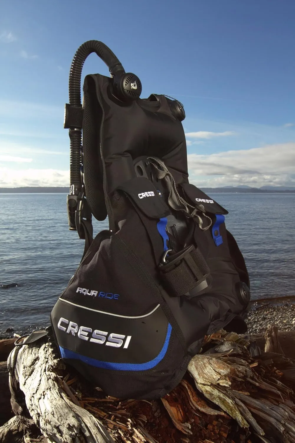 Cressi Hydrodynamic Scuba Diving Buoyancy Compensator Device with Great Ascensional Capacity - Aquaride: Designed in Italy