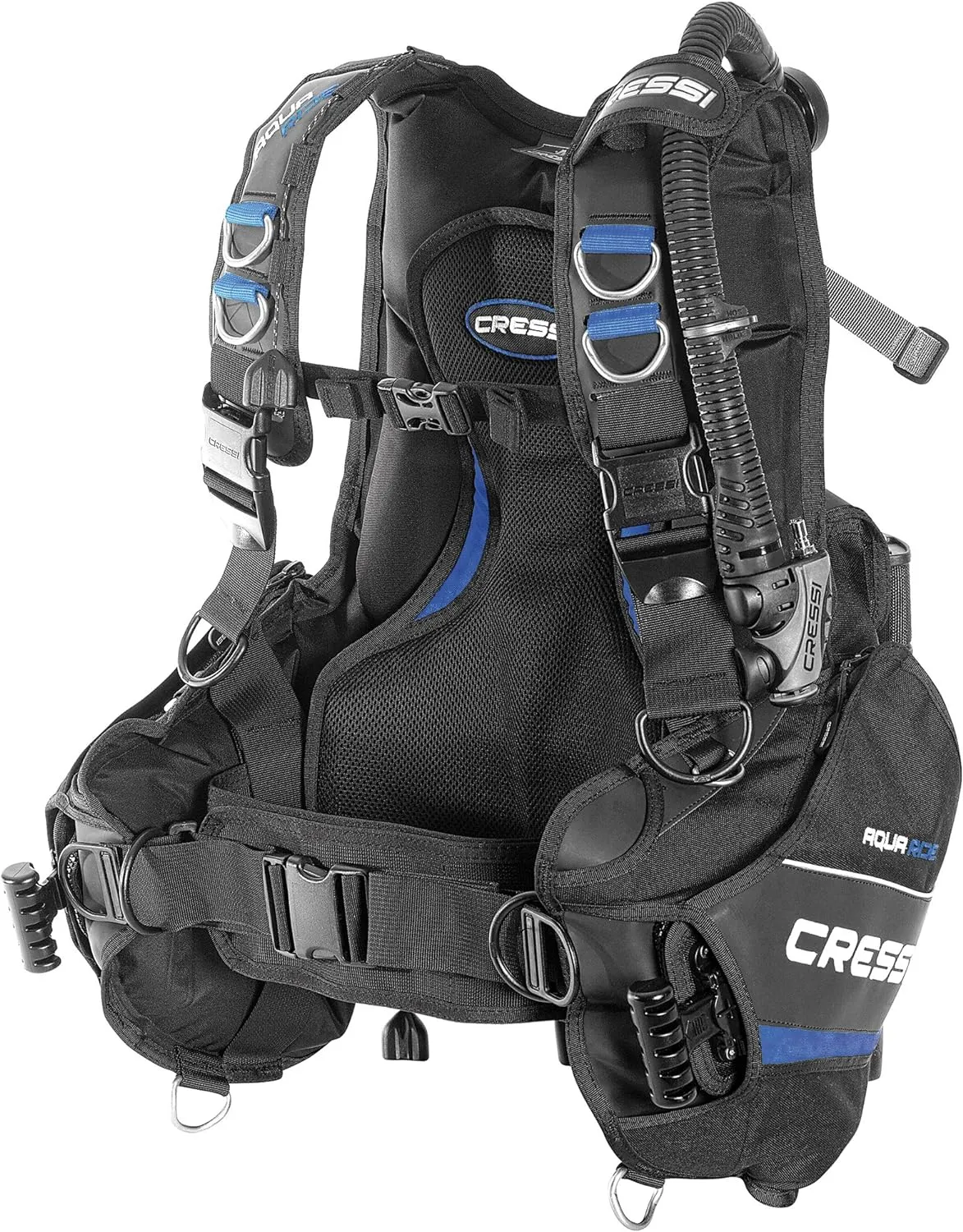 Cressi Hydrodynamic Scuba Diving Buoyancy Compensator Device with Great Ascensional Capacity - Aquaride: Designed in Italy