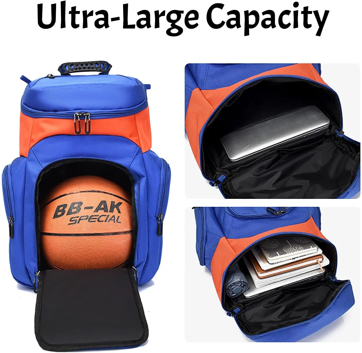 Custom Basketball Bag for Boys - Waterproof Backpack with Adjustable Straps, Personalized Name & Logo for Sports, Gym,Travel