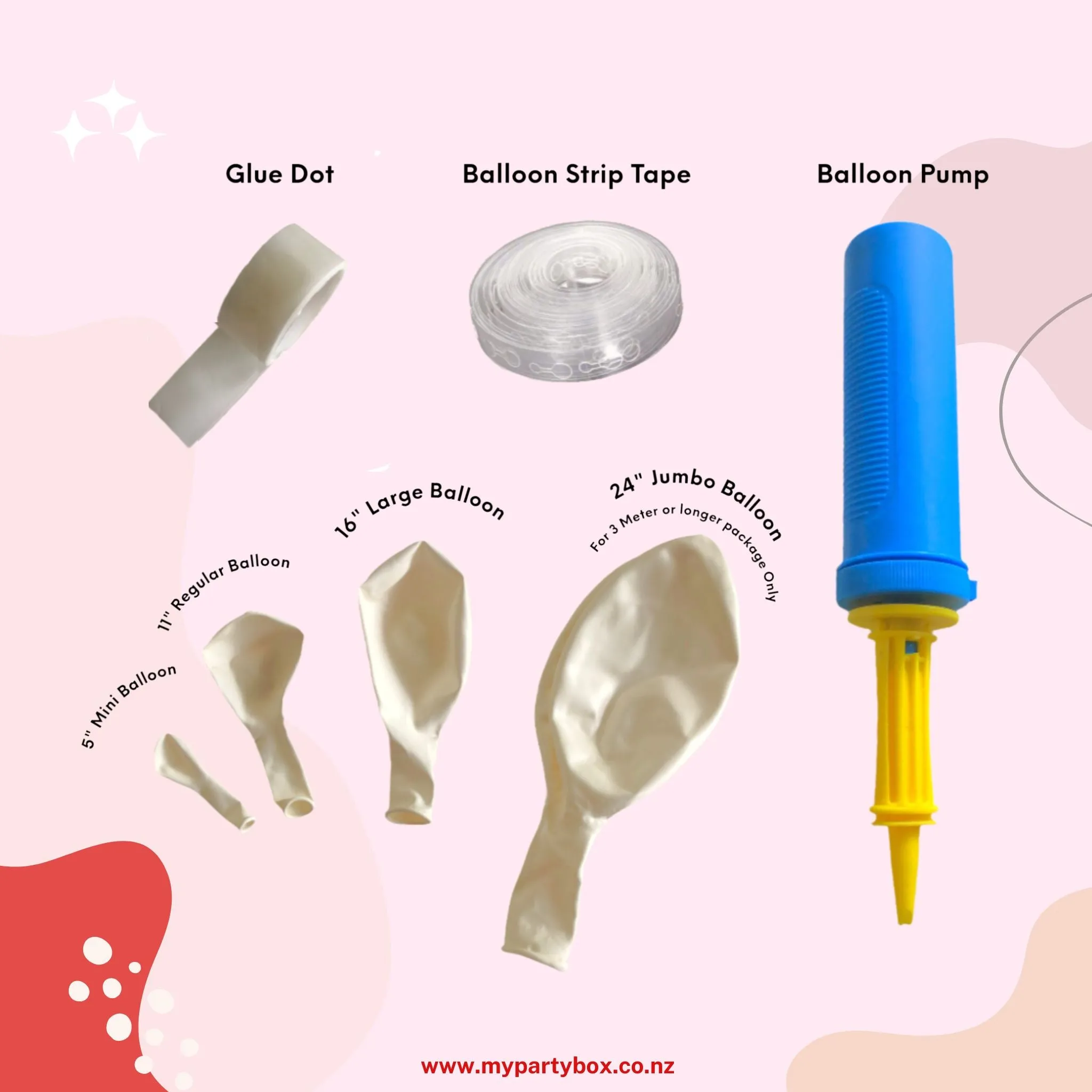 Custom Color DIY Balloon Garland Kit - Basic
