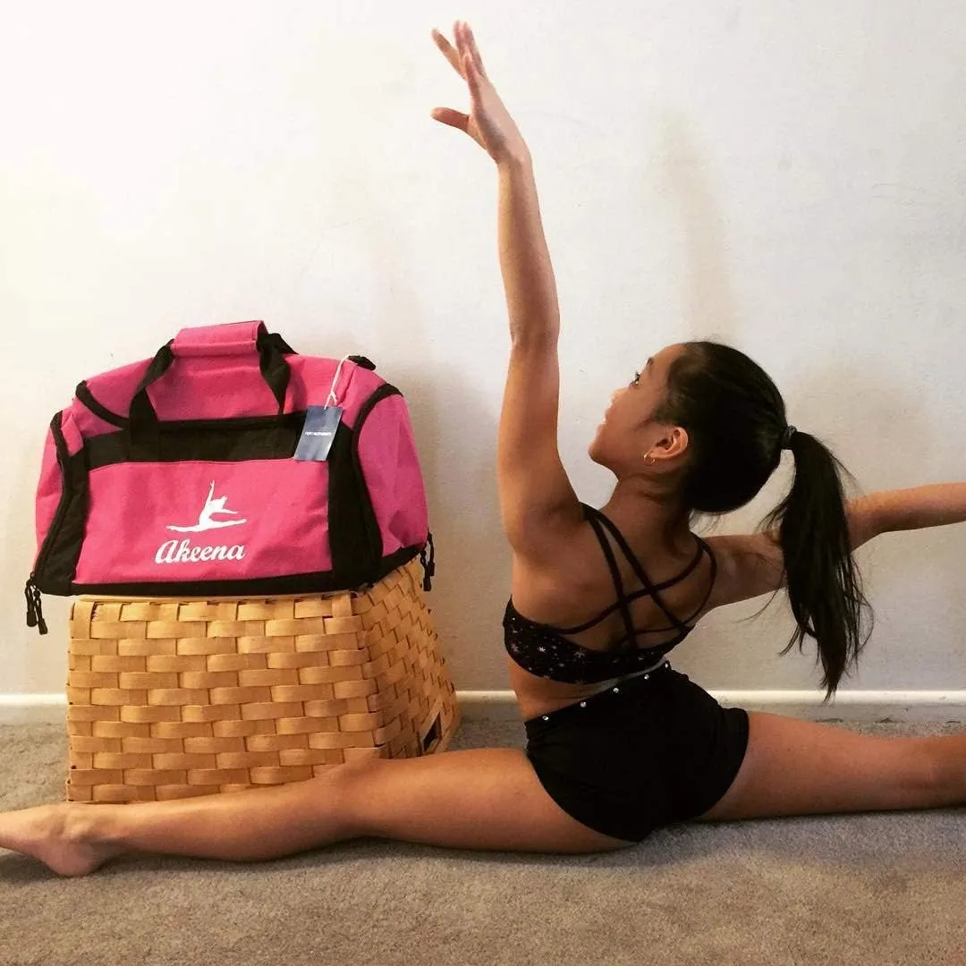 CUSTOMIZED GIRL Personalized Dance Duffle Bag - Custom Name for Every Dancer - Your Moves, Your Bag Essentials Duffel Gym Bag, Hunter