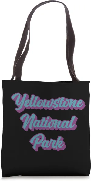 Cute Matching Yellowstone National Park Family Travel Design Tote Bag