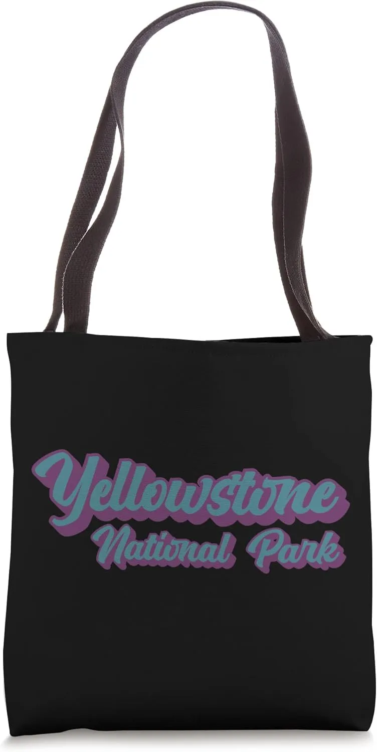 Cute Matching Yellowstone National Park Family Travel Design Tote Bag
