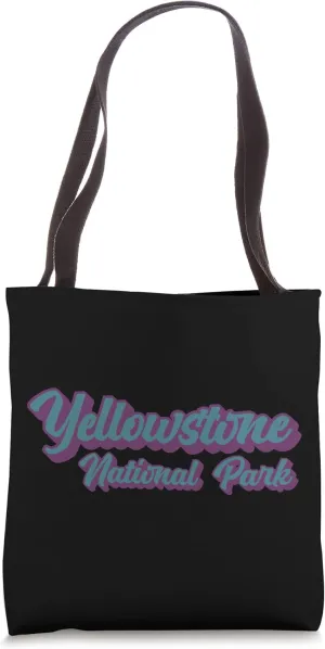 Cute Matching Yellowstone National Park Family Travel Design Tote Bag