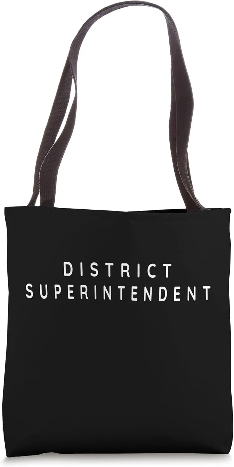 District Superintendent / Protestants Minimalist Font Design Tote Bag