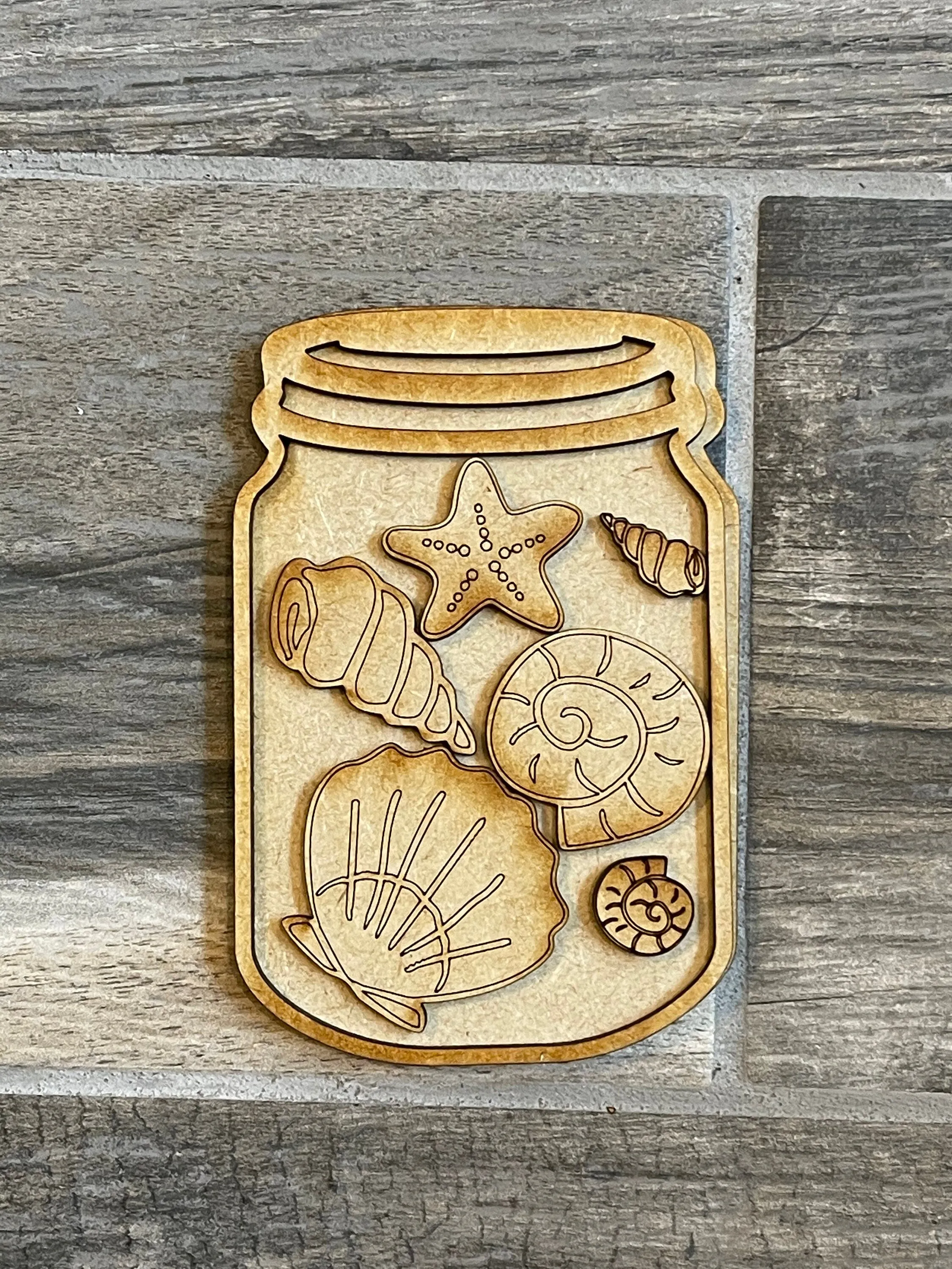 DIY Beach Tiered Tray - Beach Tier Tray