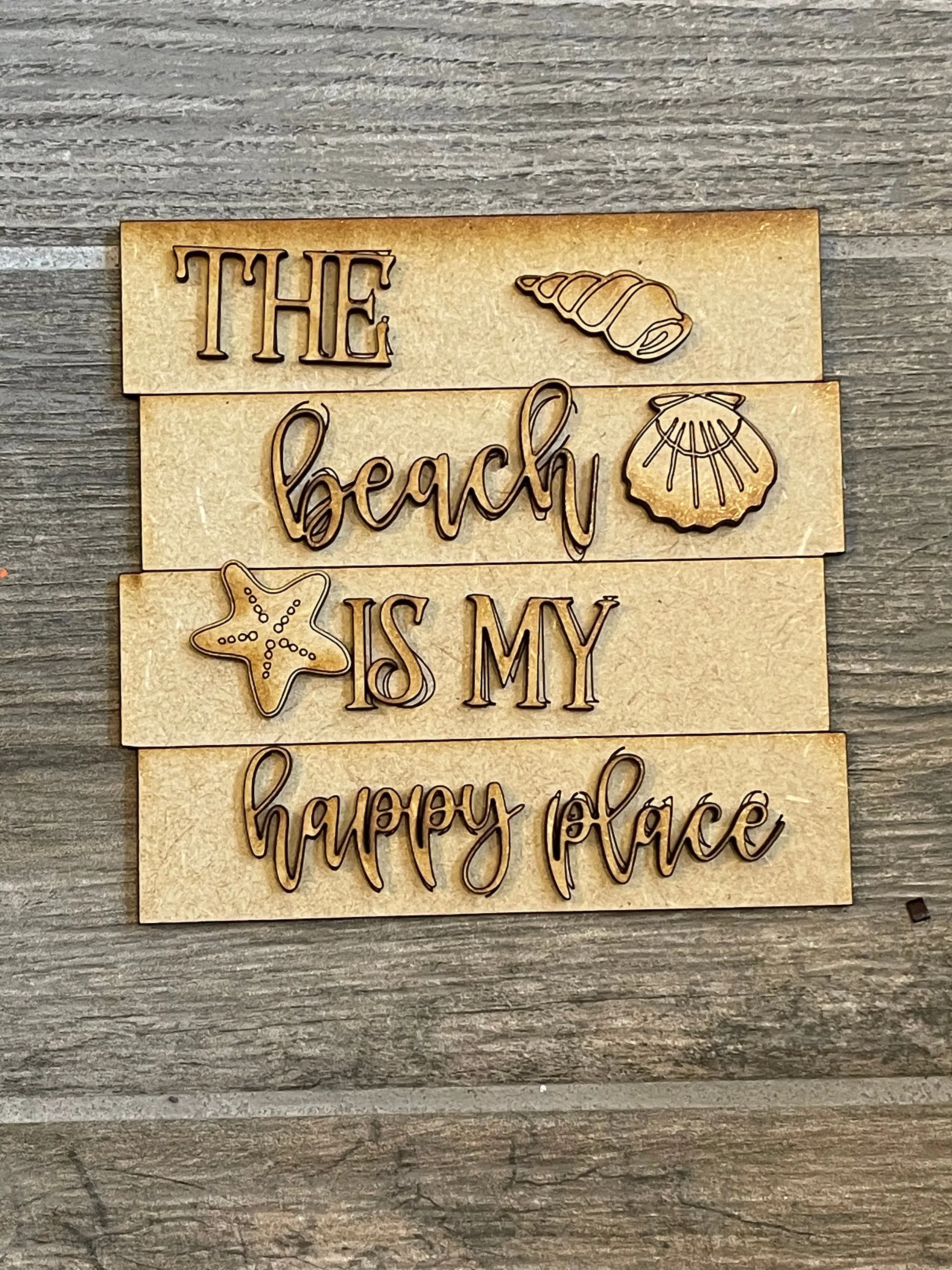 DIY Beach Tiered Tray - Beach Tier Tray