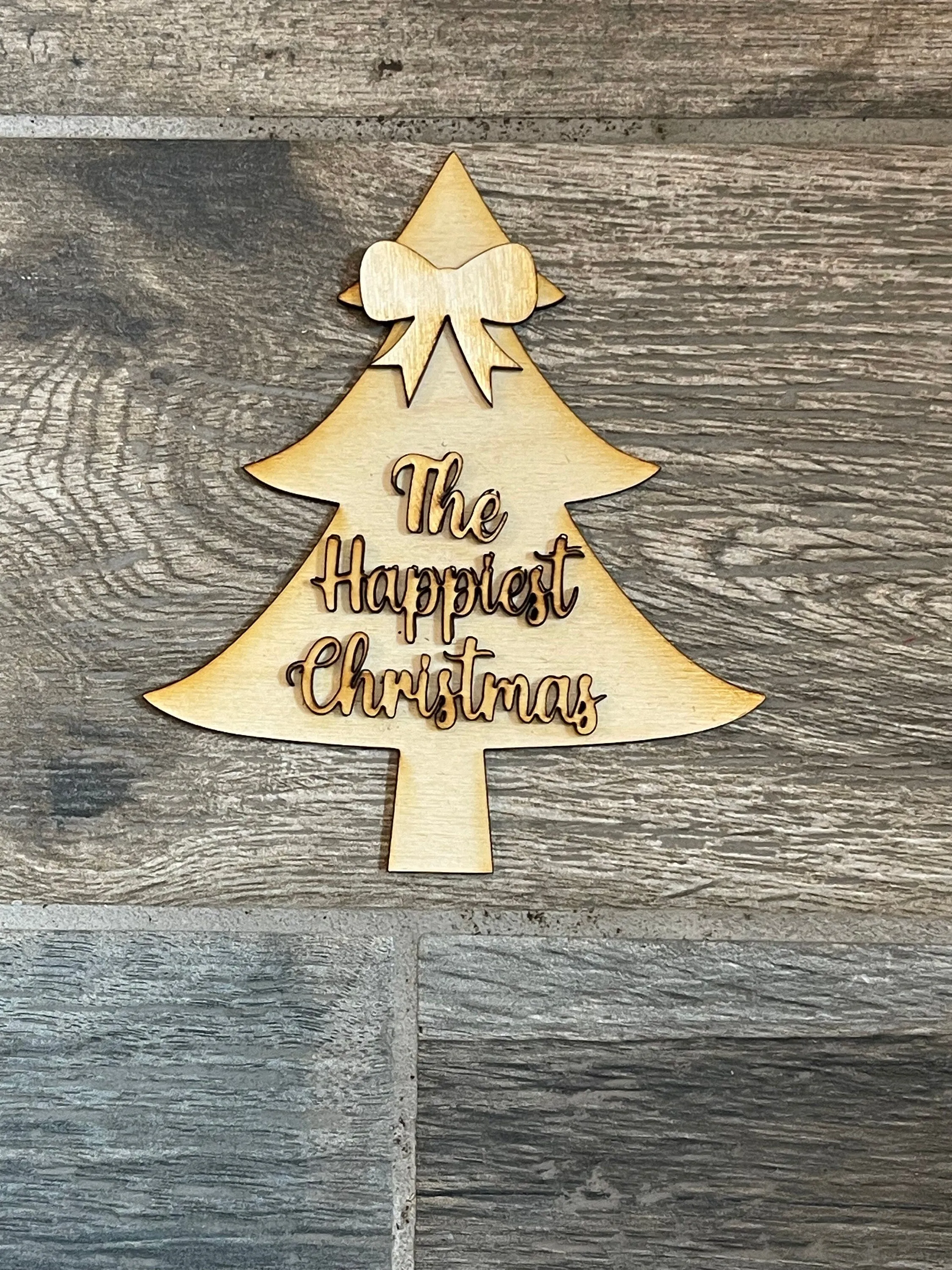 DIY Old Fashion Christmas Tiered Tray - Christmas Tier Tray Bundle