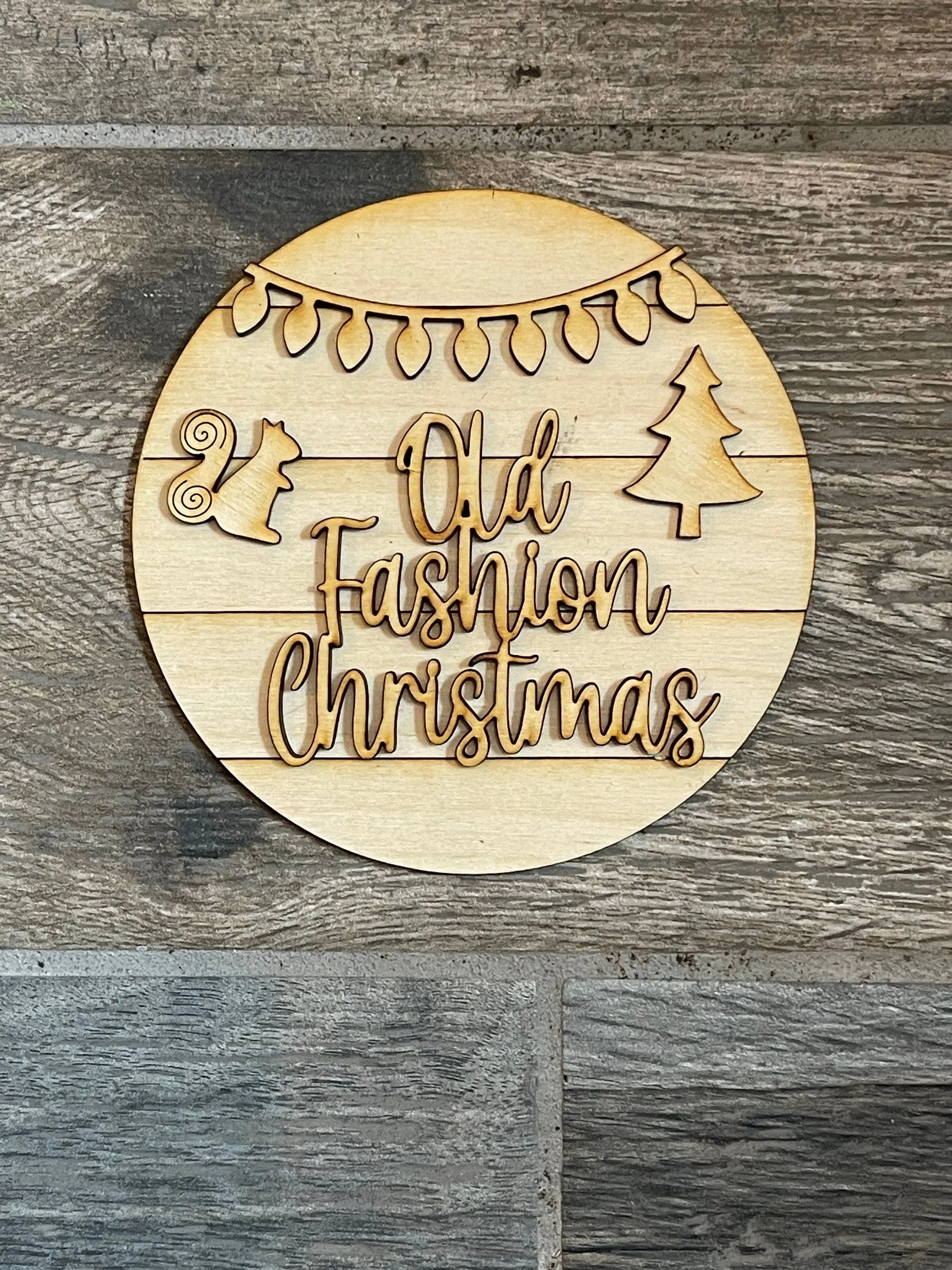DIY Old Fashion Christmas Tiered Tray - Christmas Tier Tray Bundle