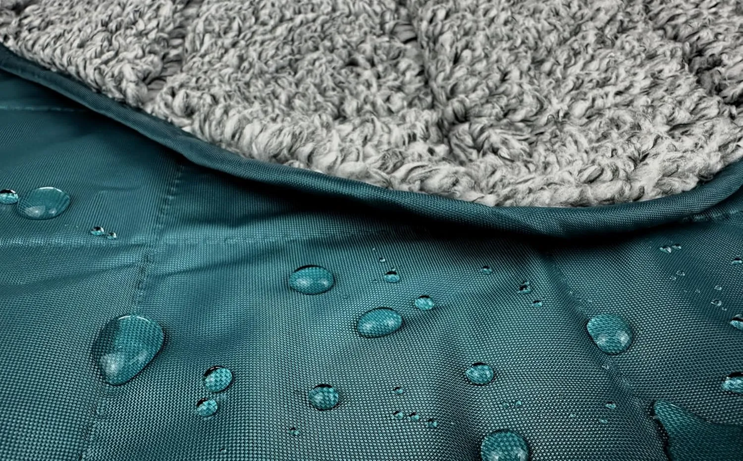 DOWN UNDER OUTDOORS Large Waterproof Windproof Extra Thick 350 GSM Quilted Fleece, or Sherpa Stadium Blanket