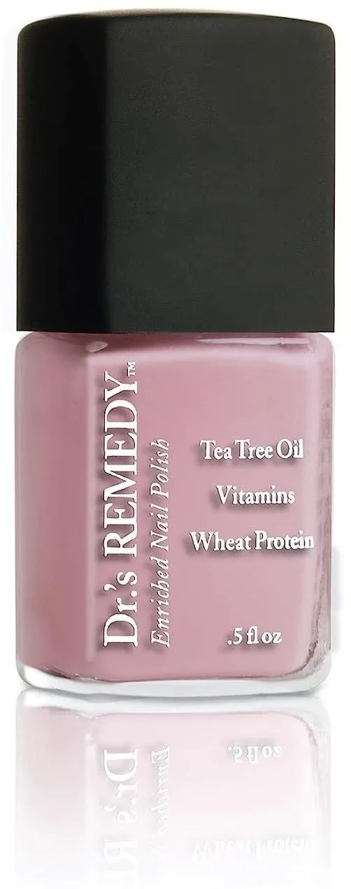 Dr’s Remedy 3 Pack Nail Polish Kit, Think Positive Trio, Non Toxic and Organic All Natural Enriched Nail Strengthener - TOTAL Two-in-One/POSITIVE Pink/HOPEFUL Hot Pink