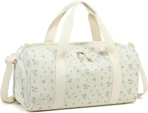 Duffle Bag for Gym Sports Women Girls Workout Travel Bag Weekender with Shoe Compartment and Wet Pocket