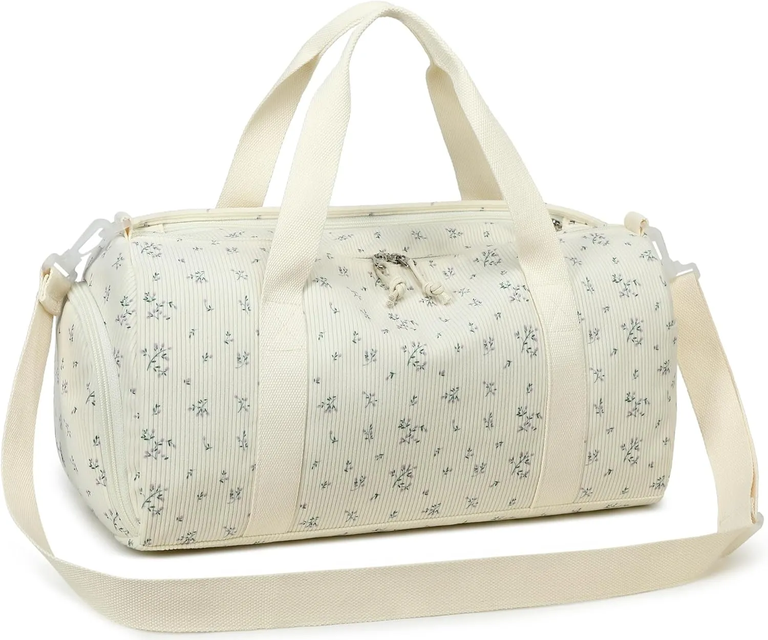 Duffle Bag for Gym Sports Women Girls Workout Travel Bag Weekender with Shoe Compartment and Wet Pocket