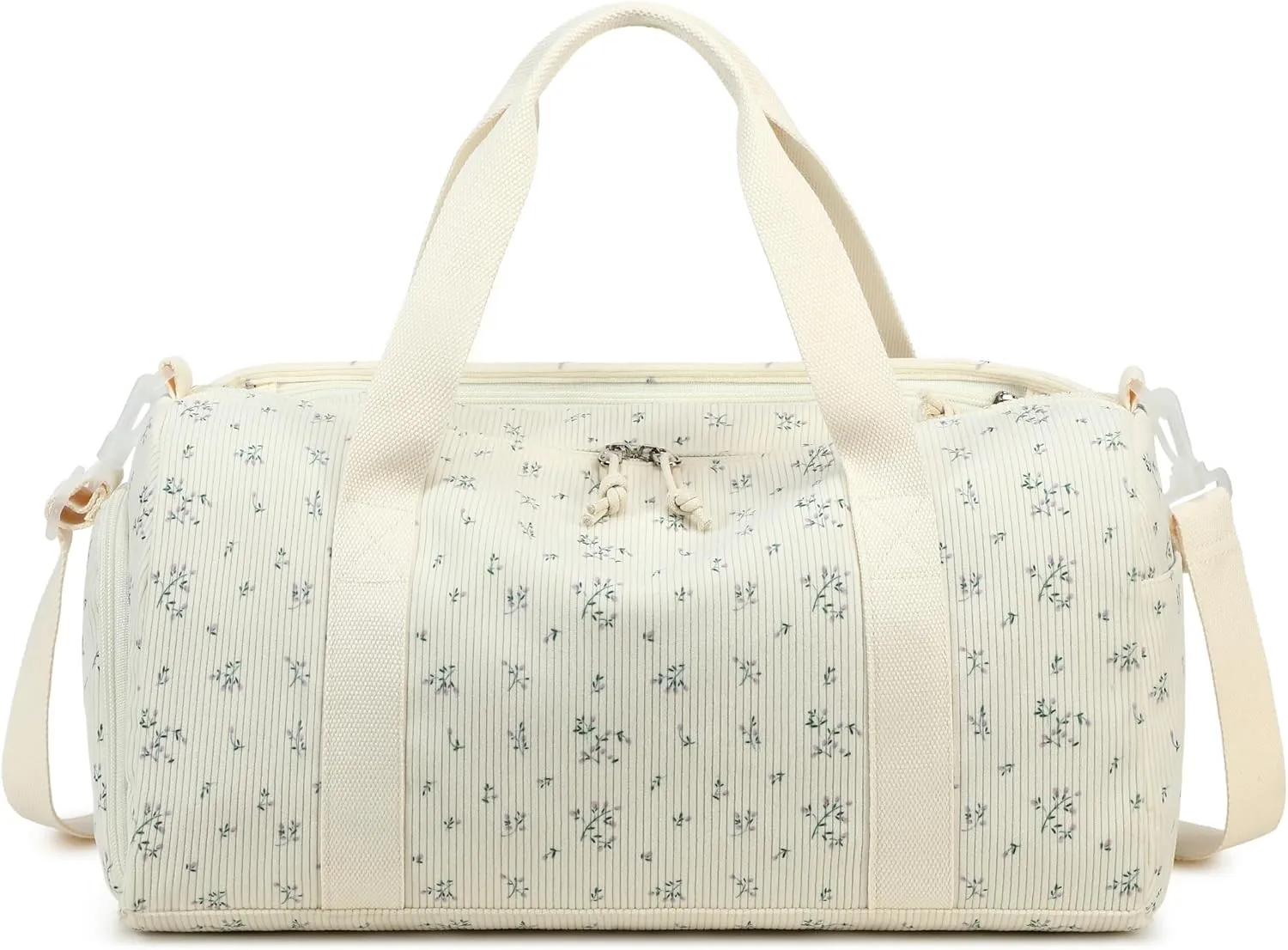 Duffle Bag for Gym Sports Women Girls Workout Travel Bag Weekender with Shoe Compartment and Wet Pocket