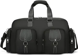 Duffle Bag Men's Handbag Leisure Short Trip Bag Storage Bag for Travel, Workout