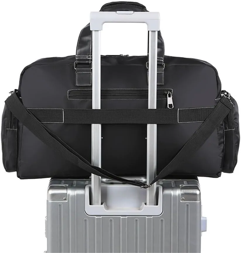 Duffle Bag Men's Handbag Leisure Short Trip Bag Storage Bag for Travel, Workout