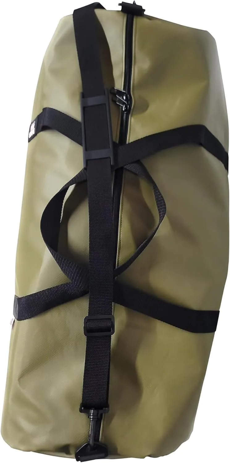 Duffle Bag Tough 18 Oz Vinyl Great Dive Gear Bag Or Sailor Travel Bag Water Resistant, Made In USA.